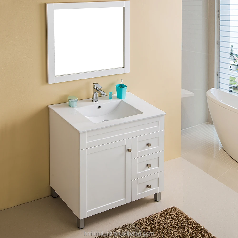 FSC certified bathroom vanity 60 inch blue bathroom vanity cabinet mirror bathroom furniture in uk