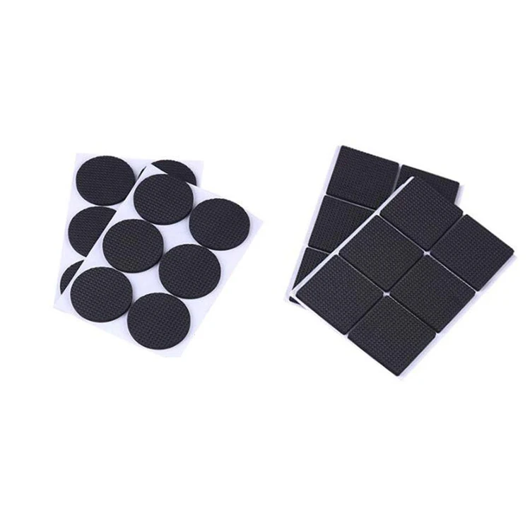 Strong self adhesive chair leg non slip floor protection furniture felt pad for home