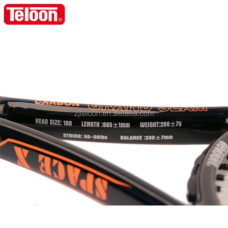 
tennis racket OEM brand Teloon compound carbon space for beginner 