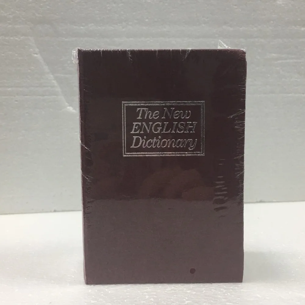 
Home Dictionary Diversion Book Safe with Key Lock, Metal 
