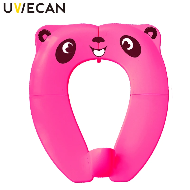 New Folding Potty Toilet Training Seat Cover Child Safety Plastic Toilet Seat Cover