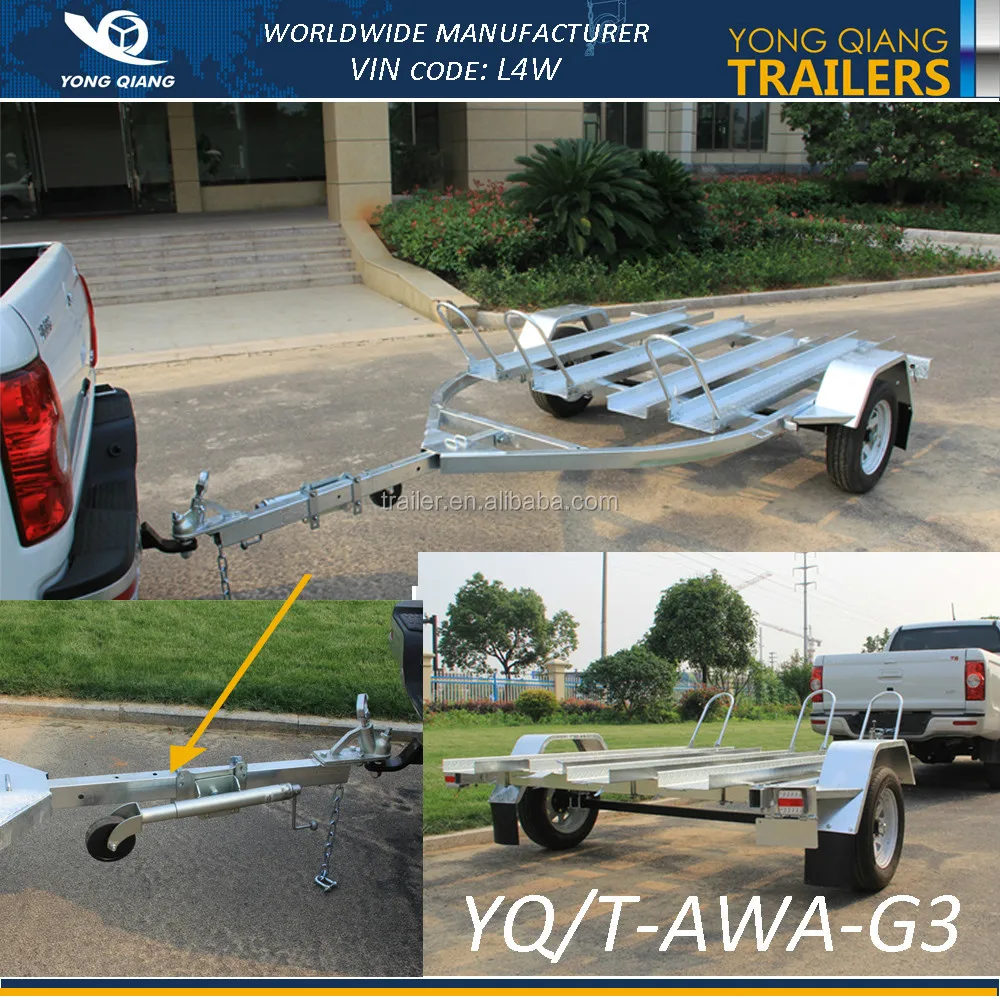 2023 NEW  Galvanized Motorcycle  Trailer /ATV Trailer