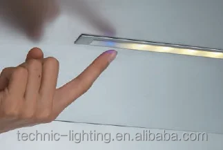 Dimmable Display Sensor Aluminum Profile Under Kitchen In Cabinet Led Strip Light Led 12V