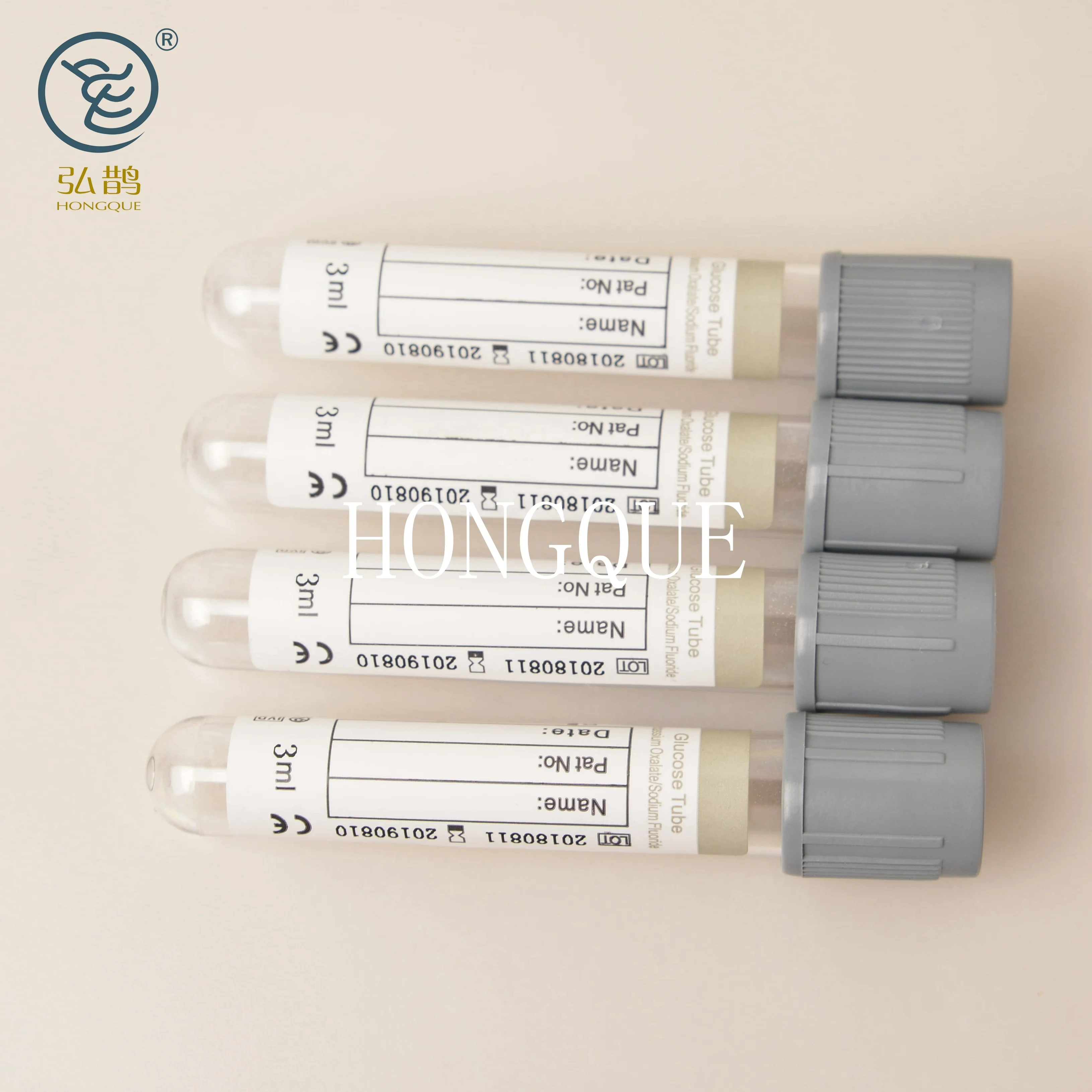 vacuum blood collection glucose tube