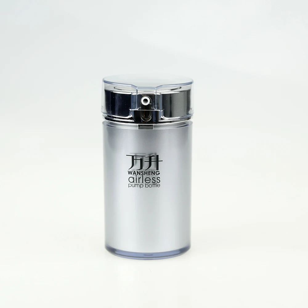
Korean Style Cylindrical Cosmetic Airless Container/Fancy Airless Bottle Packaging/Airless Pump Bottle Frosted with WSZ-H 