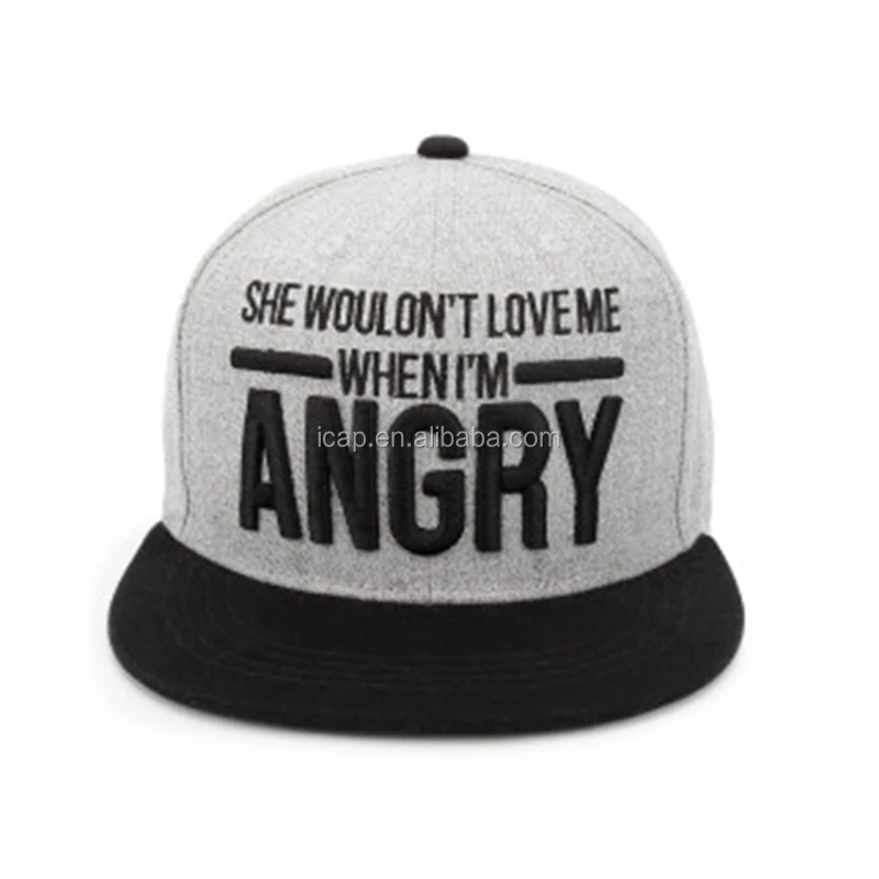 Wholesale high quality custom cap snapback 3D embroidery USA snapback hat and caps