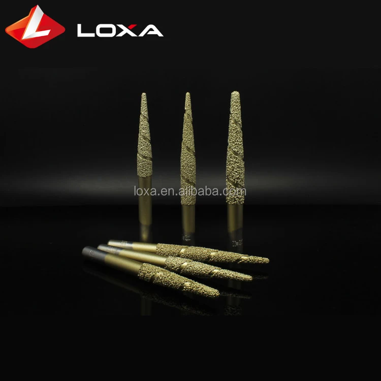 Vacuum Brazed Diamond Engraving Bits /Sculpting Tools for