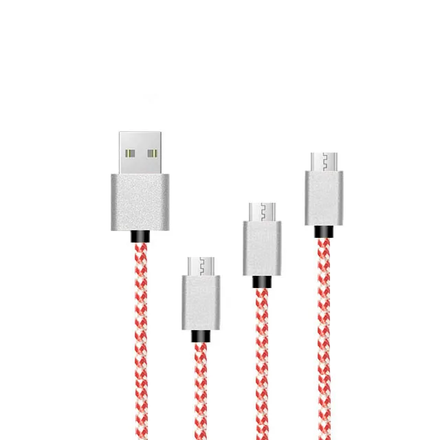 Wholesale Braided Nylon Micro Usb Cable for Samsung S7