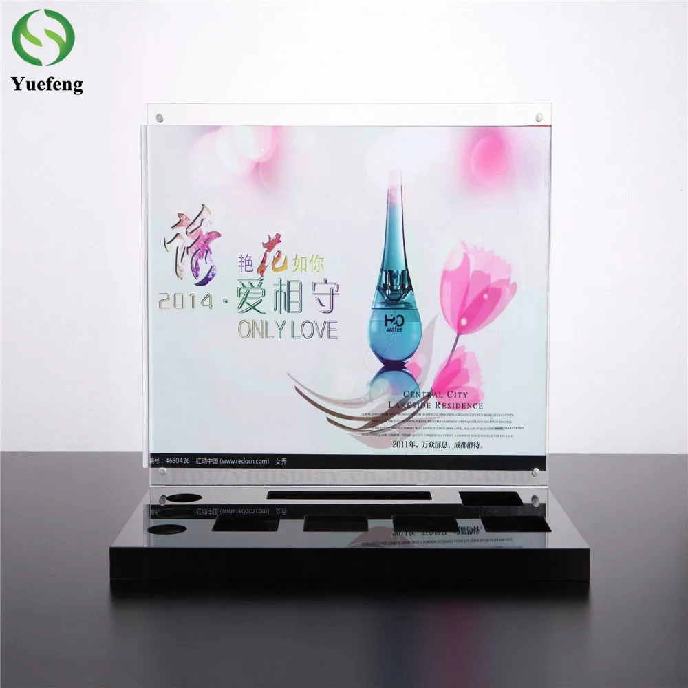 Розничный Заказной Держатель для макияжа косметический стенд