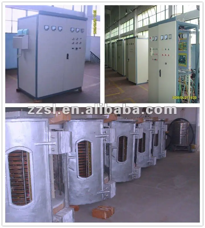 Metal melting and sintering induction furnace
