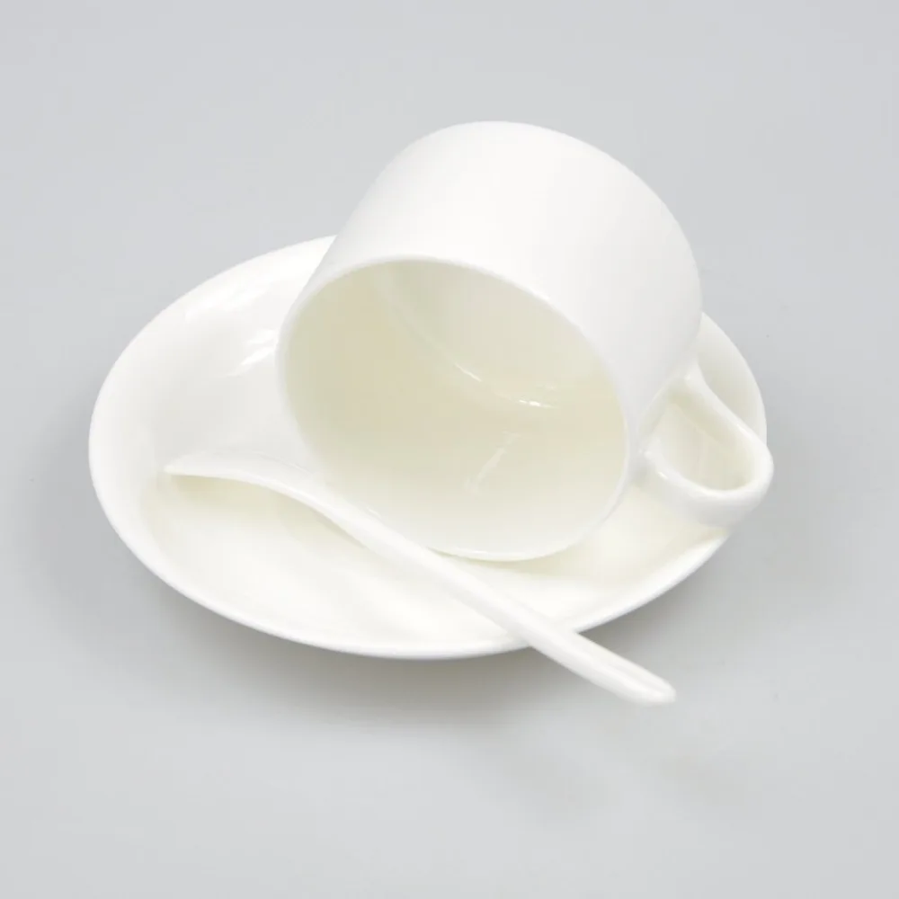 new products high quality custom 180ml Bone China coffee cups and saucers for gift