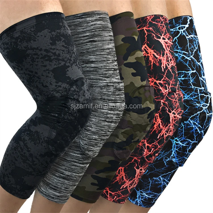 Honeycomb Crashproof Antislip compression basketball volleyball knee pads