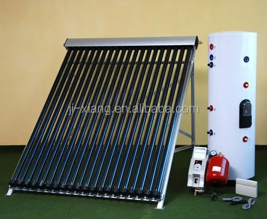 Solar water heater ,Pressurized bearing Solar Panel collector, heat pipe 14mm 24mm with aluminium alloy fins