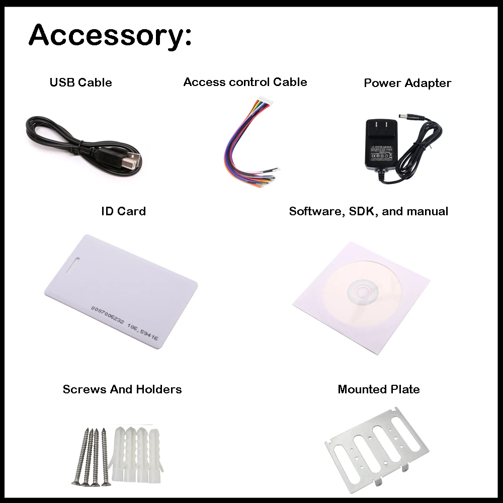 Factory Price of Face and Fingerprint Time Attendance/Biometric Access Control Terminal System