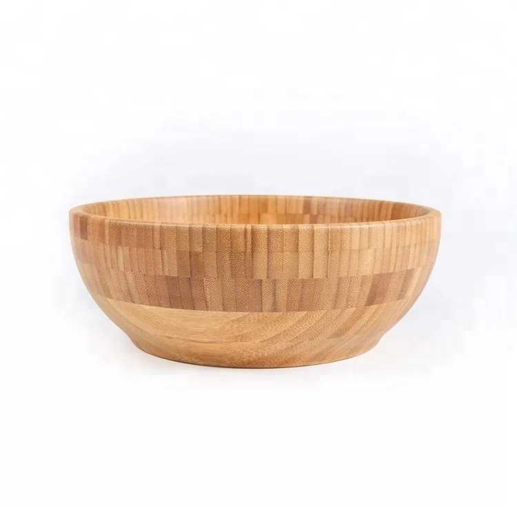 
Wooden China Wood Set Bamboo Round Natural High Quality Fruit Custom And Environmental Protection Acaciaware Serving Salad Bowl 