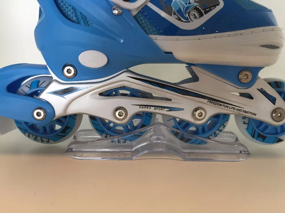 Attachable LED flashing inline speed roller skate shoes for sale with high quality