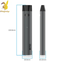 2019 IPLAY newest product Epod wax vape pen cbd oil vaporizer 380mah battery pods vape kit custom Packaging/logo