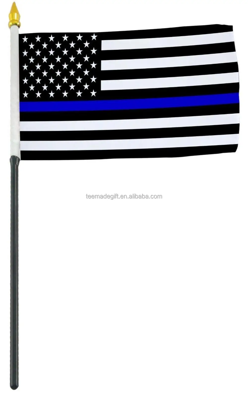 
3x5 USA Police Punisher Memorial Thin Blue Line Flag 