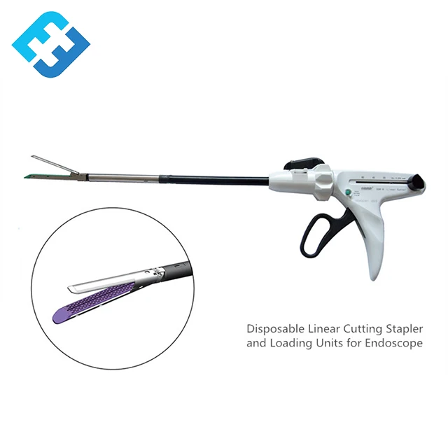 
CE Disposable Surgical Linear Cutting Stapler and Loading Units for Endoscope 