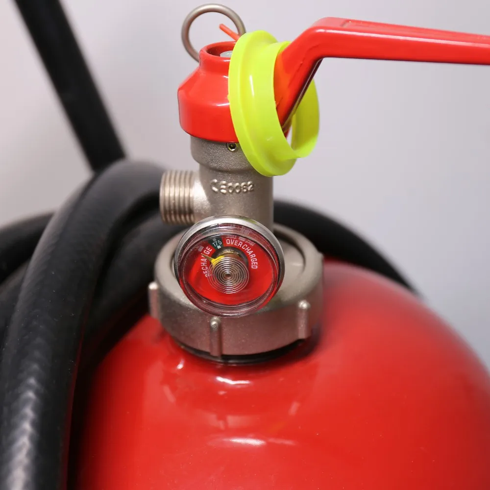 Howdy new resign reliable 30% parts for 50kg abc wheeled dry powder fire extinguisher