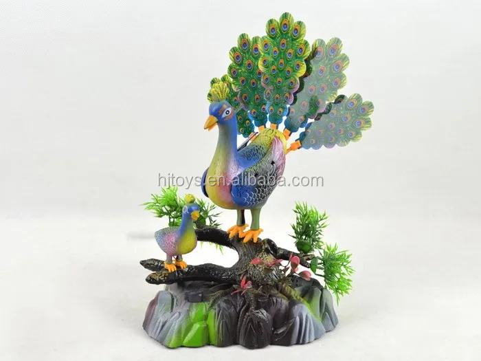 sound control animal toy peacock with light and music for kid gift