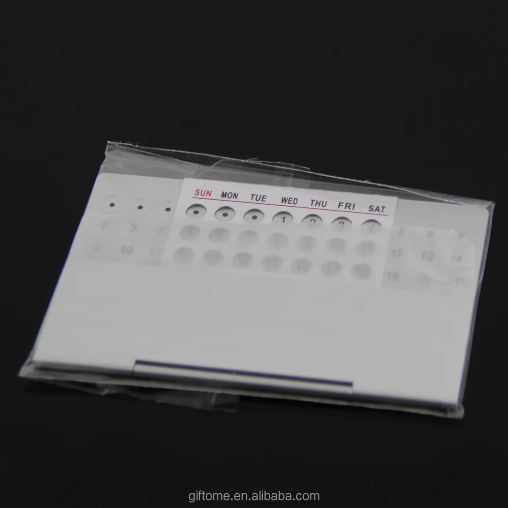 
Aluminum Perpetual Desk Calendar 2021 