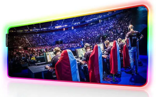 Laptop decoration rgb mouse pad sublimation for gaming