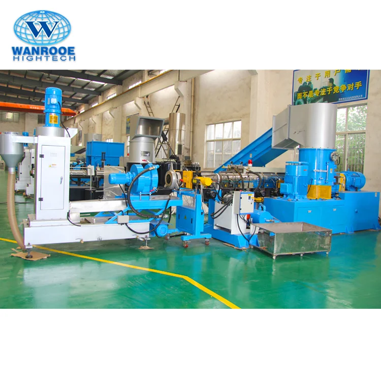 Переработка отходов PP PE HDPE машина для гранулирования пластиковой