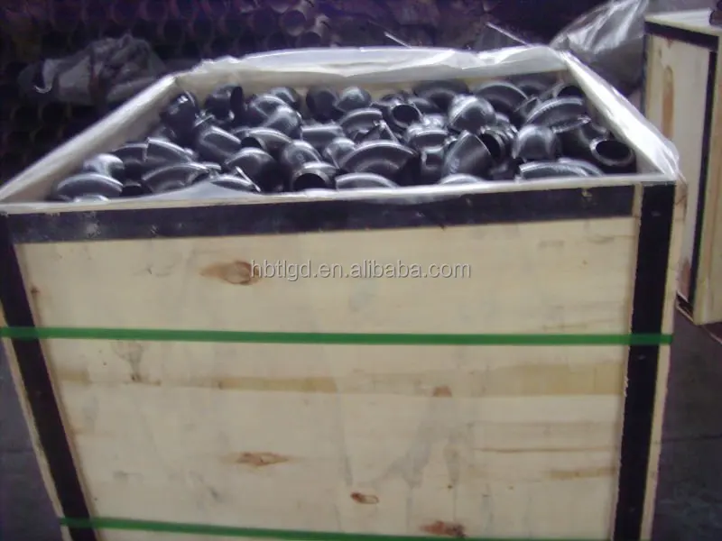 45 degree LR carbon steel seamless pipe fitting elbows/ 6in STD welded elbows