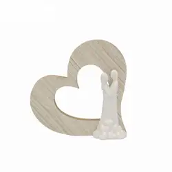 Ceramic home decoration porcelain Anniversary gift MDF twin women heart vivid gifts wedding gift