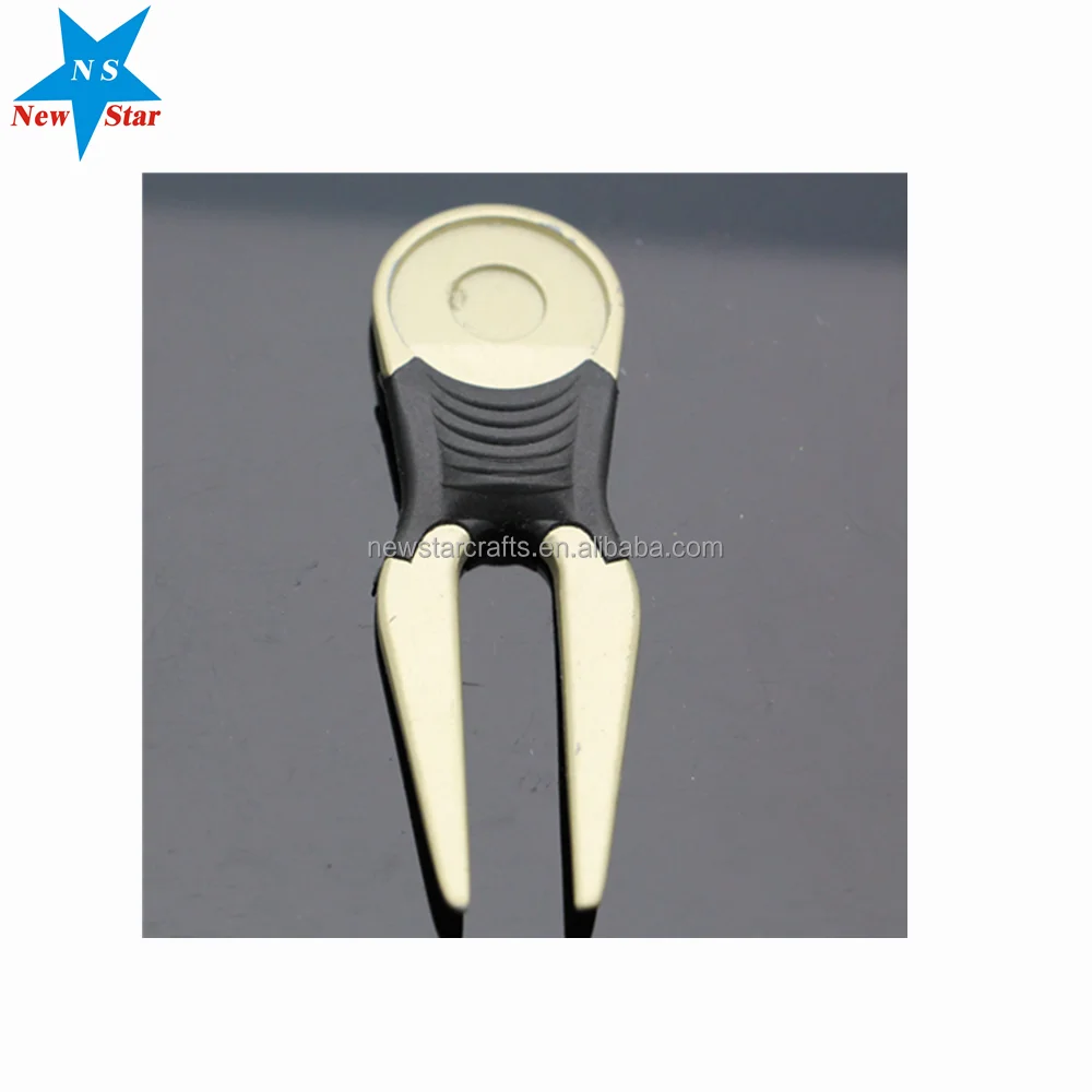 Fashion Custom hat clip divot tool pitch Fork golf ball marker