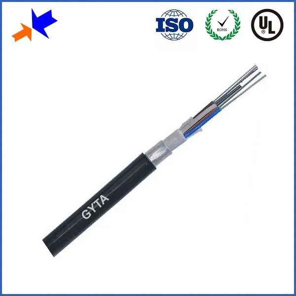 Малого диаметра легкий вес и экологически чистые установка 144 core оптический кабель GYTA
