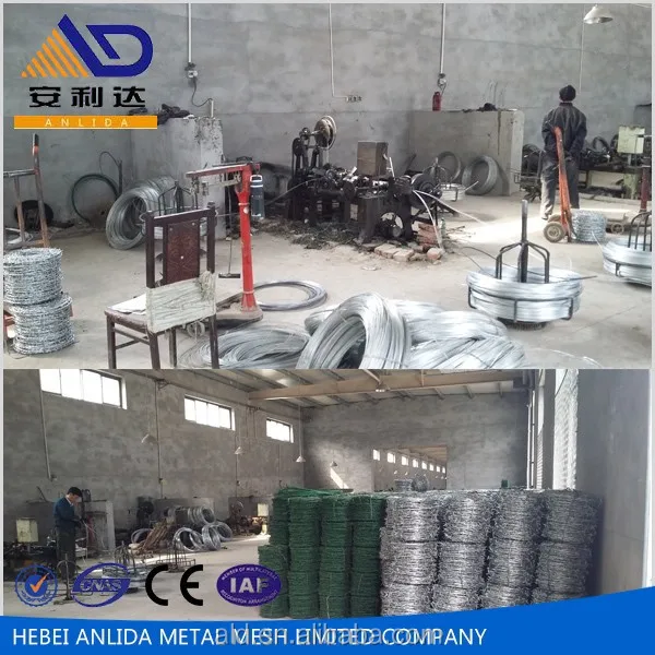 
2017 Cheap! Galvanized/Stainless Steel Double Twist Barbed wire fencing real factory (ISO) 