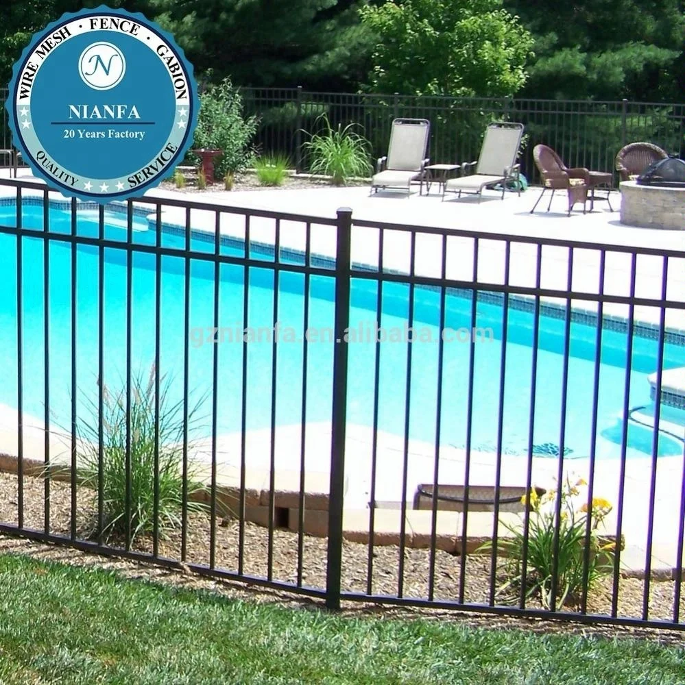 galvanized wrought iron ornaments fence Guangzhou factory canton fair