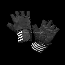 Customized Logo Available Gym Fitness Weight Lifting Gloves With Wrist Support