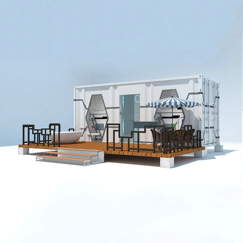 STARSDOVE Capsule shaped Hotel Container with bathroom capsule sleeping pods for outdoor living