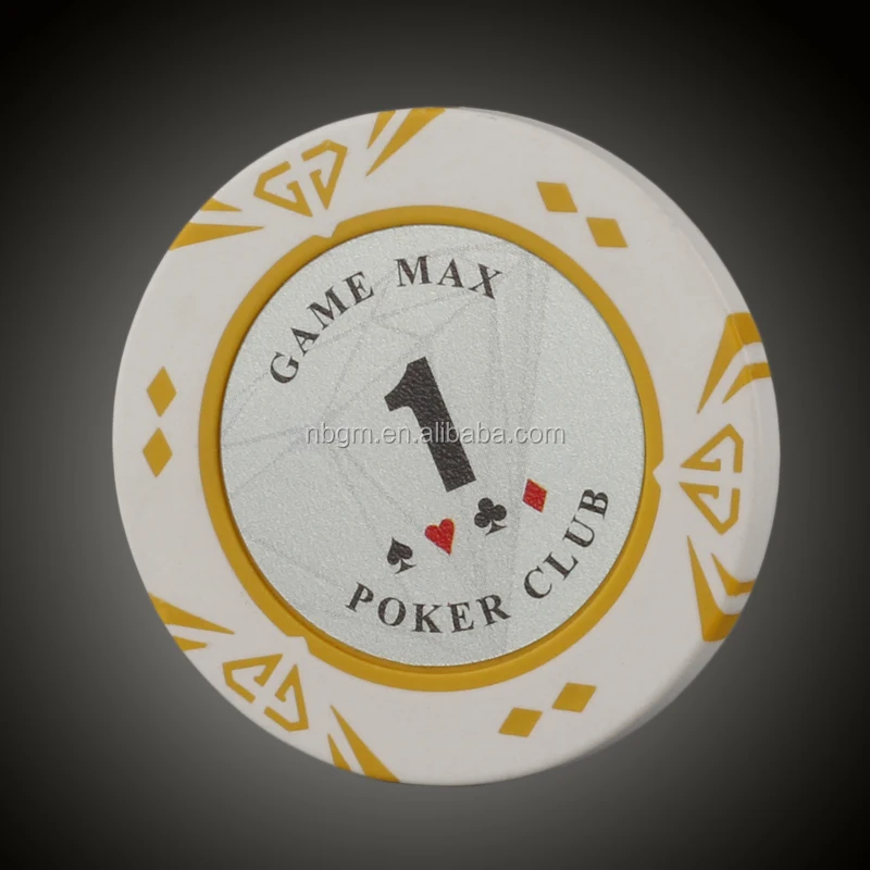 14g Two-Tone Sticker Clay Poker Chip/Casino Poker Chips