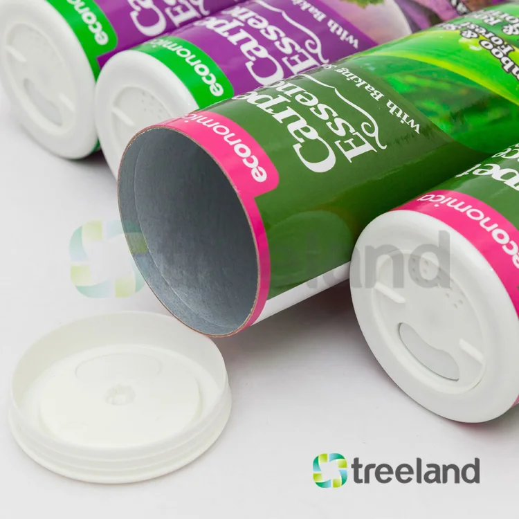 Different Flavor Seasoning Spice Shaker Paper Tube paper can with Shaker top