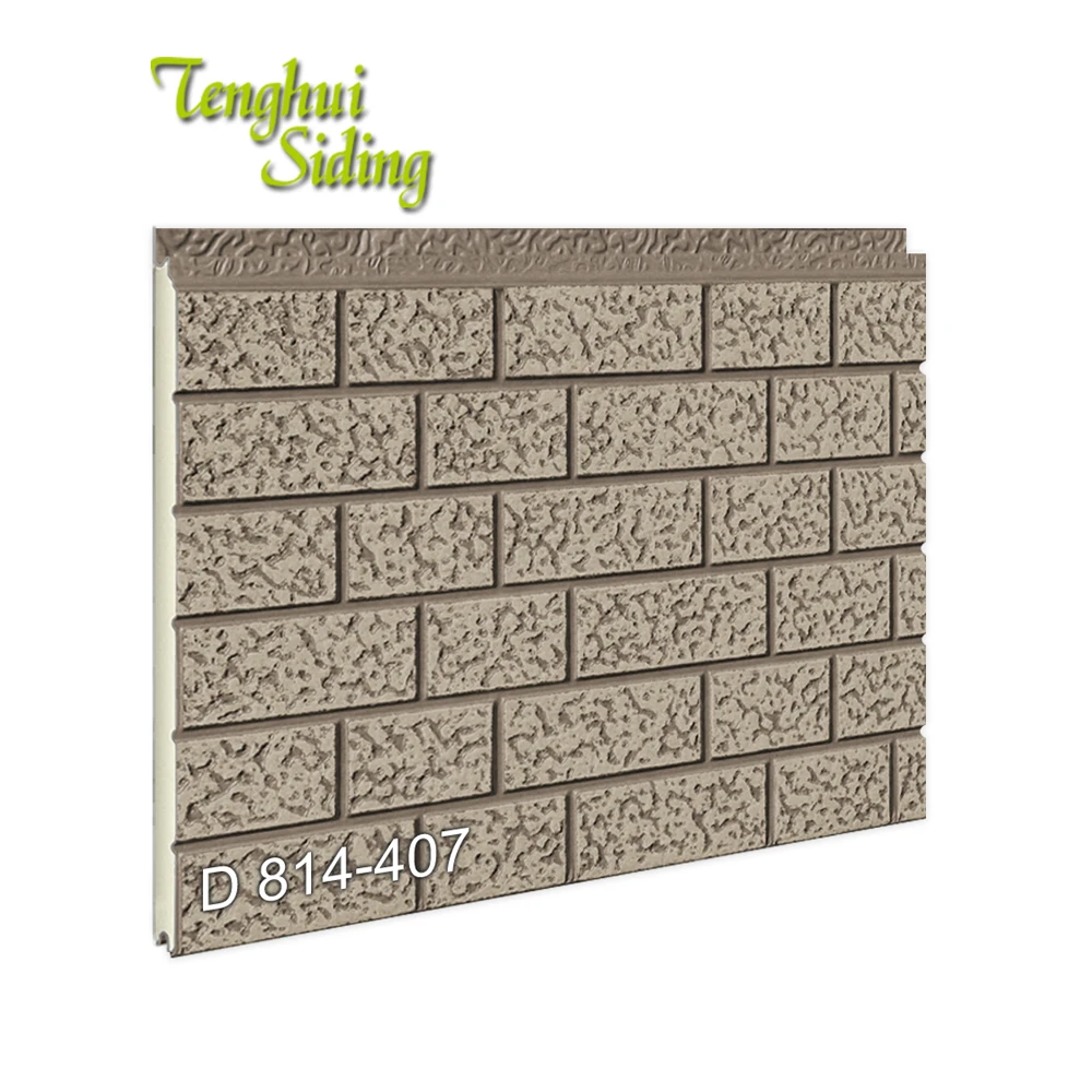 Wall Warming Board Polyurethane Foam Thermal Insulation External Facade Panel.