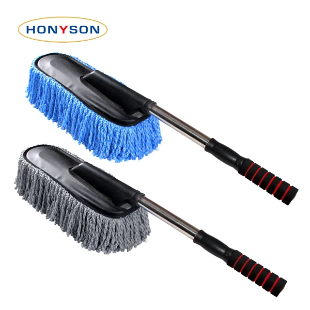 Auto Wax Brush Rotating Foldable Car Cleaning Mop Car Duster