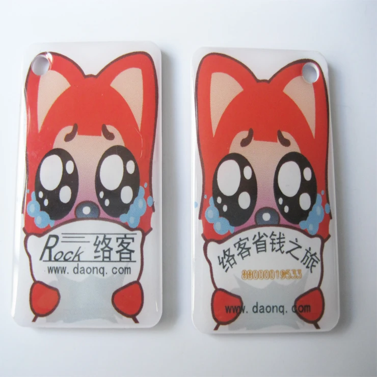 
Custom pet rescue QR code NTAG213 NTAG215 smart epoxy nfc tag RFID epoxy tag 