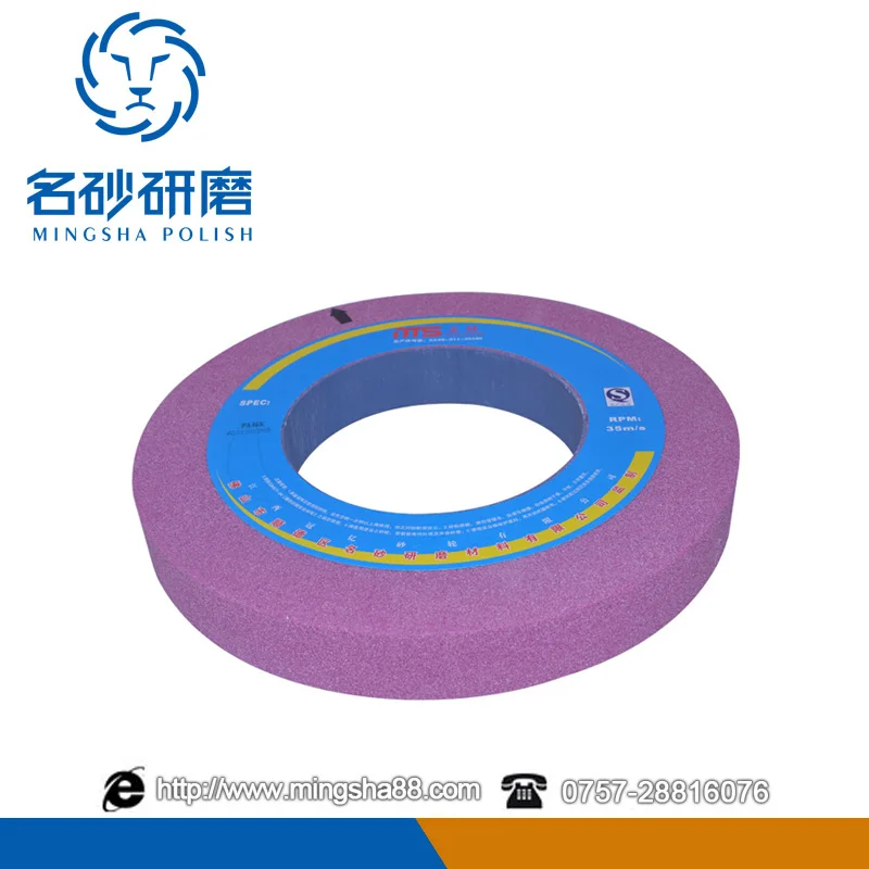 Mingsha diamond silicon carbide vitrified  bonded grinding wheel for polishing stainless steel sharpening accept OEM