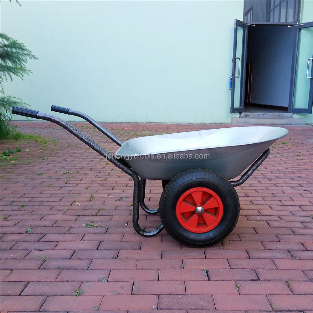 High quality low price wheelbarrow with double wheel