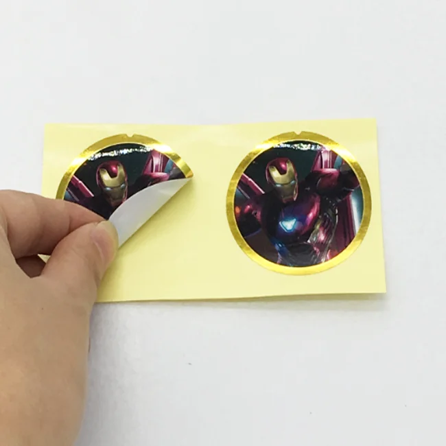 Самоклеящаяся ткань на заказ, бумажная наклейка