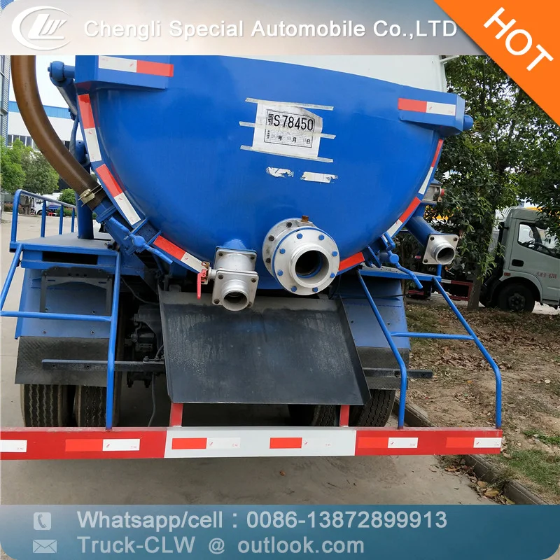 Low price 10m3 vacuum sewage suction tanker truck for sale