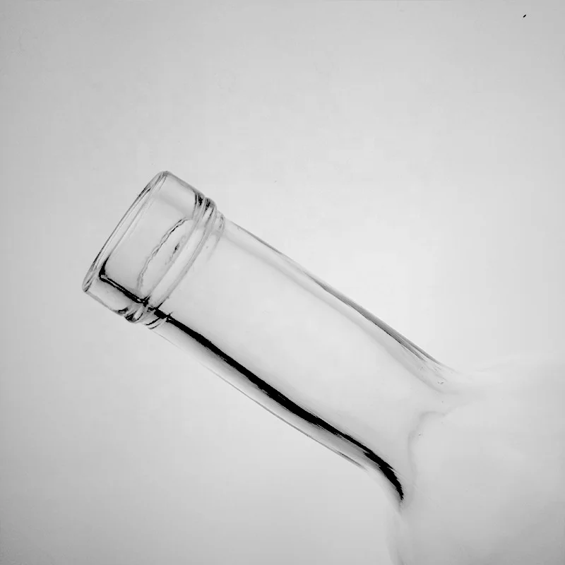 RSG Cylindrical Round Shape Bartop 500ml 700ml Tequila T Cork Plate Finish 75cl Gin Heavy Vodka Liquor 750 ml Alcohol Bottle