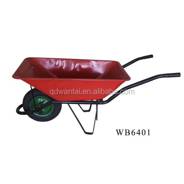Spain agriculture free shipping trolleys tools wheelbarrow wb6401with CE certificate