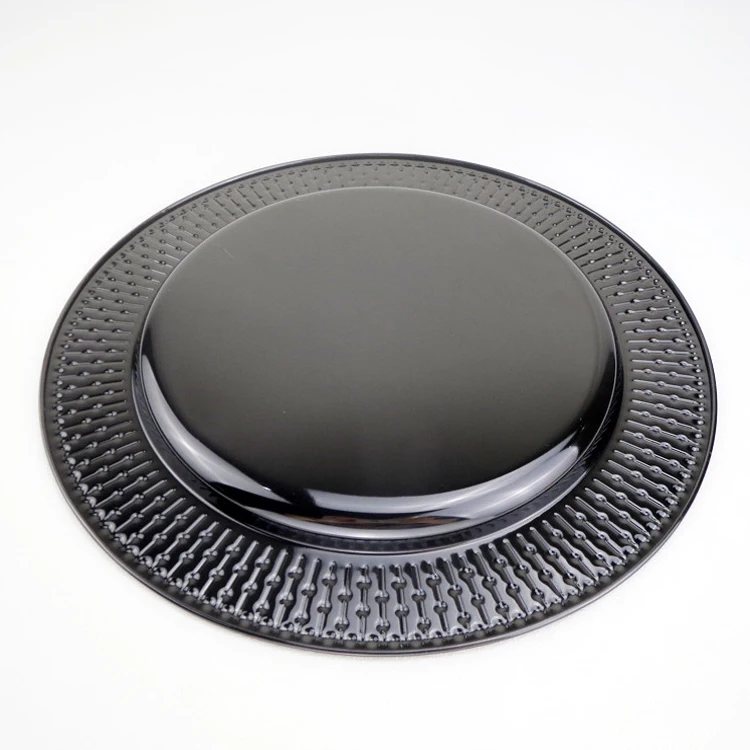 Stainless steel serving tray, decoration plates, restaurant service tray for Christmas/ wedding/ party