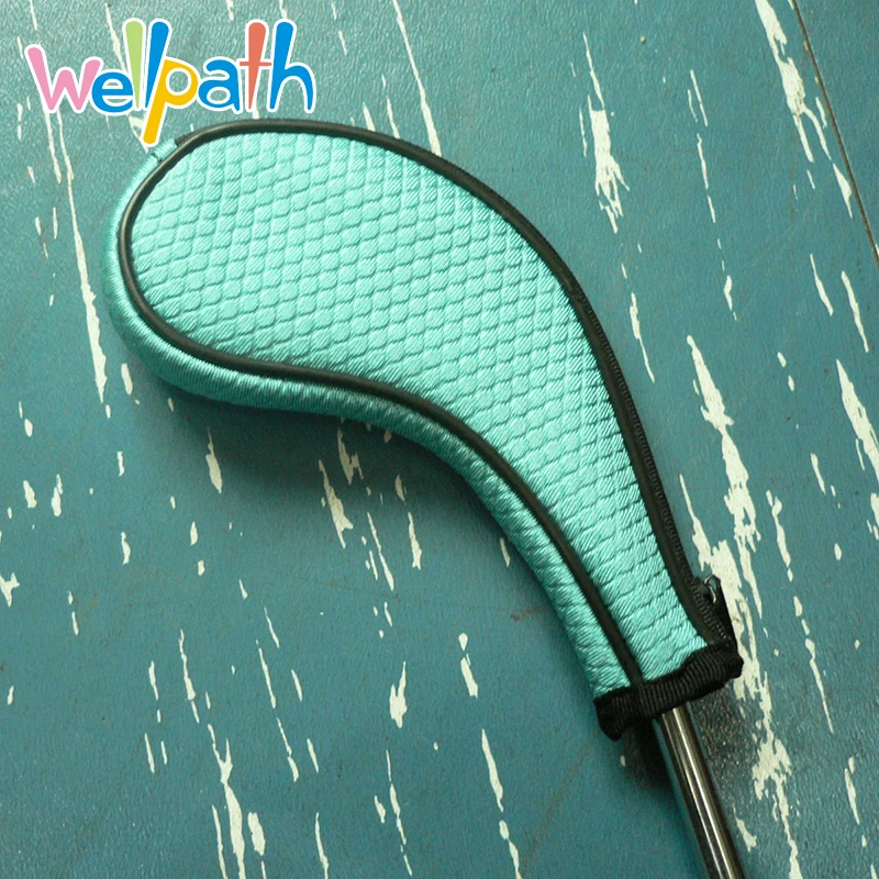 Golf Club Iron Covers Zipped Headcovers plush golf head cover