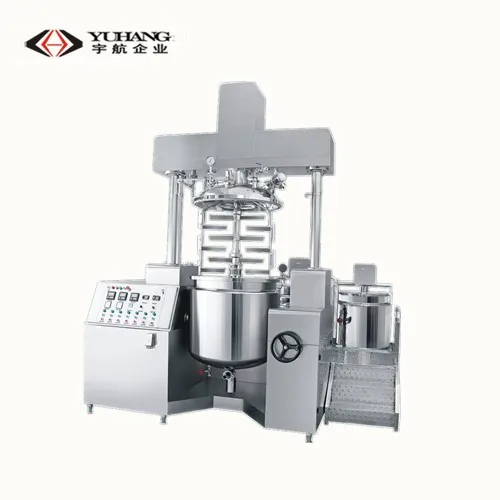 Industrial soap making equipment vacuum emulsifying mixer machine